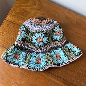 Free People Crochet Bucket Hat